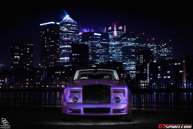 Rolls-Royce Phantom màu tím độc đáo - ảnh 1