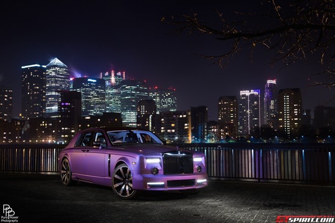 Rolls-Royce Phantom màu tím độc đáo - ảnh 2