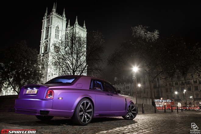 Rolls-Royce Phantom màu tím độc đáo - ảnh 5