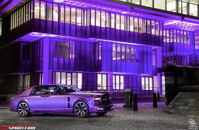 Rolls-Royce Phantom màu tím độc đáo - ảnh 6