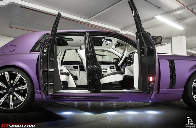 Rolls-Royce Phantom màu tím độc đáo - ảnh 7