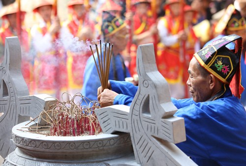 Hát Xoan cổ tại Hùng Vương tổ miếu - ảnh 10