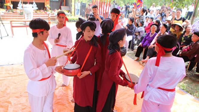Hát Xoan cổ tại Hùng Vương tổ miếu - ảnh 19