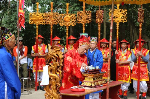 Hát Xoan cổ tại Hùng Vương tổ miếu - ảnh 3