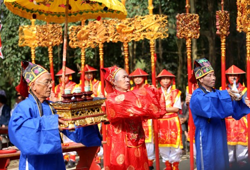 Hát Xoan cổ tại Hùng Vương tổ miếu - ảnh 6