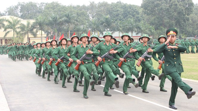 Xem bộ binh cơ giới duyệt đội ngũ, trình diễn trống hội - ảnh 6