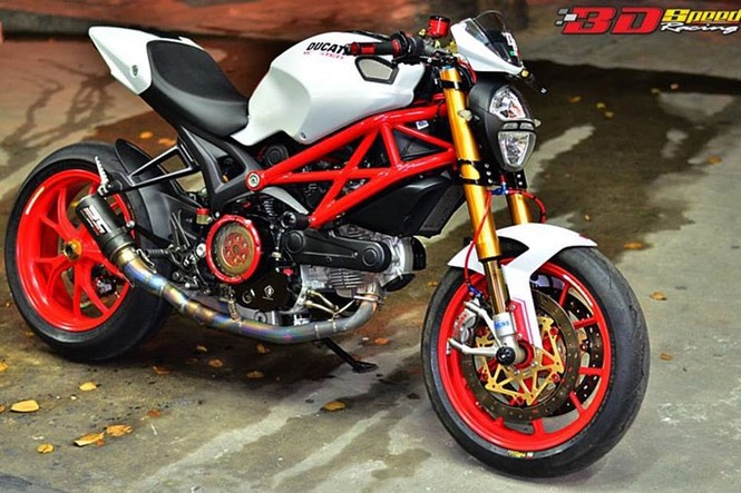 Lóa mắt với Ducati Monster 796 lên đời cực chất - ảnh 14