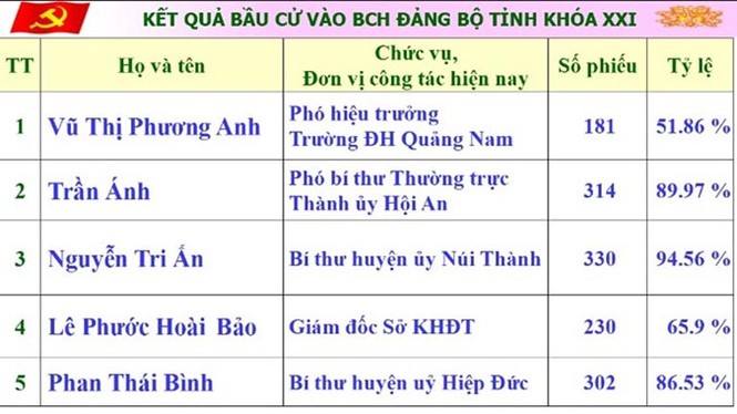 Giám đốc Sở 30 tuổi trúng cử BCH Đảng bộ tỉnh Quảng Nam - ảnh 1