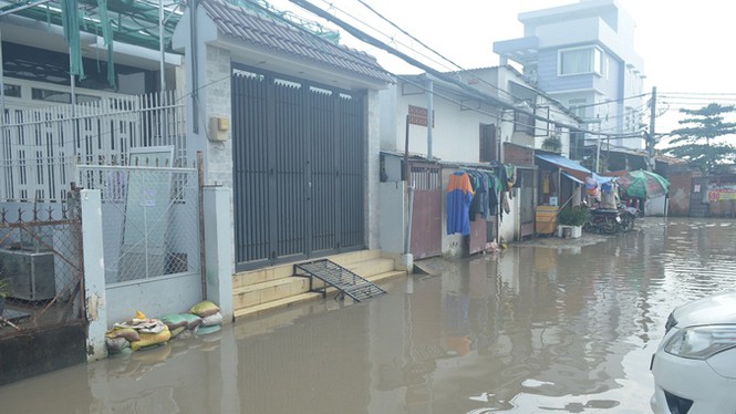 Mưa một lúc buổi tối, dân bì bõm lội nước thối cả ngày - ảnh 1