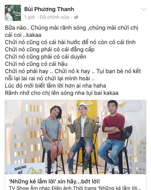 Sao Việt bức xúc với show “Những kẻ lắm lời“ - ảnh 2