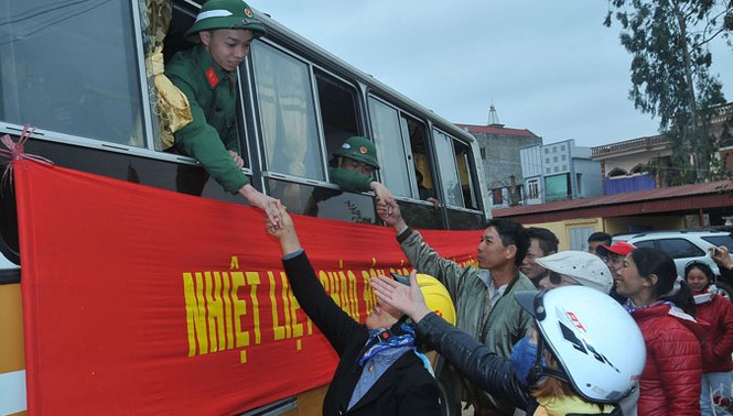 Đại tướng Đỗ Bá Tỵ động viên tân binh nhập ngũ - ảnh 7