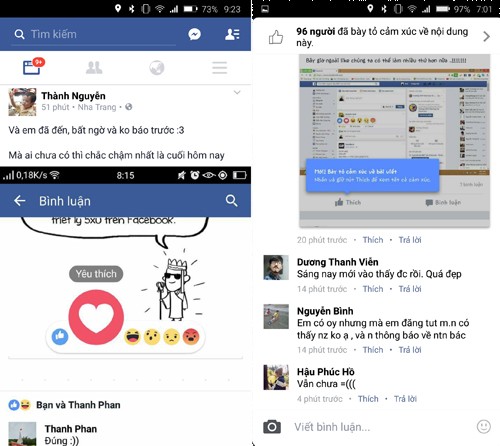 Hào hứng với nút cảm xúc mới trên Facebook - ảnh 1