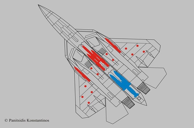 Lộ diện vũ khí tối tân trên siêu tiêm kích Sukhoi T-50 - ảnh 9