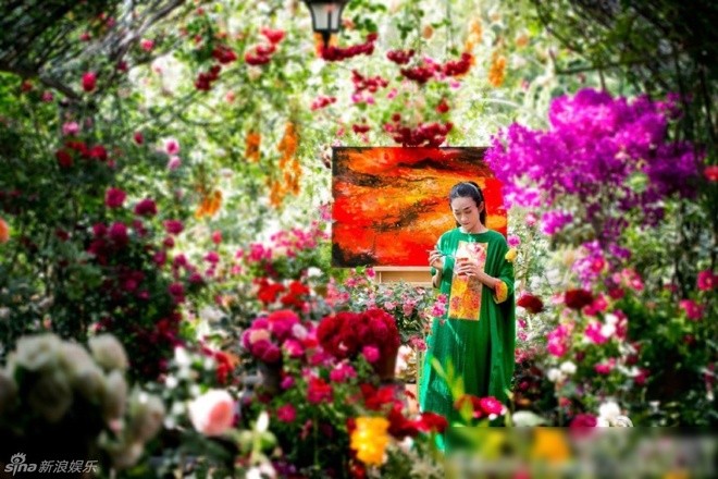 dương lệ bình vẽ tranh - ảnh 1