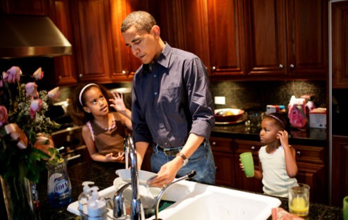 Tổng thống Mỹ Obama kể chuyện làm cha - ảnh 3