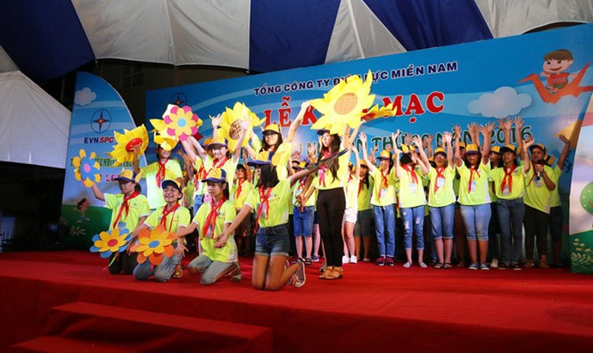 Khai mạc Trại hè thiếu nhi điện lực miền Nam 2016 - ảnh 2