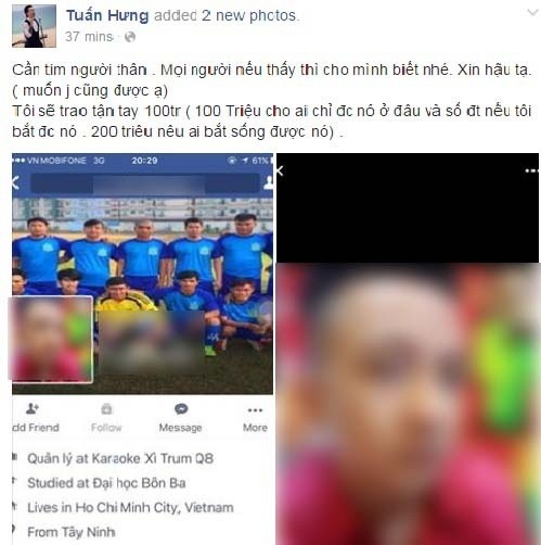 Tuấn Hưng quyết thưởng 200 triệu cho ai bắt được kẻ lăng nhục vợ mình - ảnh 1