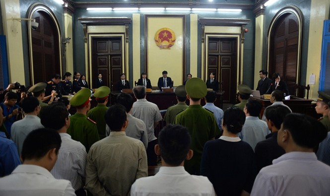 An ninh siết chặt phiên tòa ‘đại án’ Ngân hàng Xây dựng - ảnh 1
