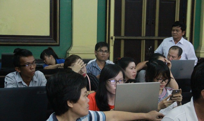 An ninh siết chặt phiên tòa ‘đại án’ Ngân hàng Xây dựng - ảnh 4