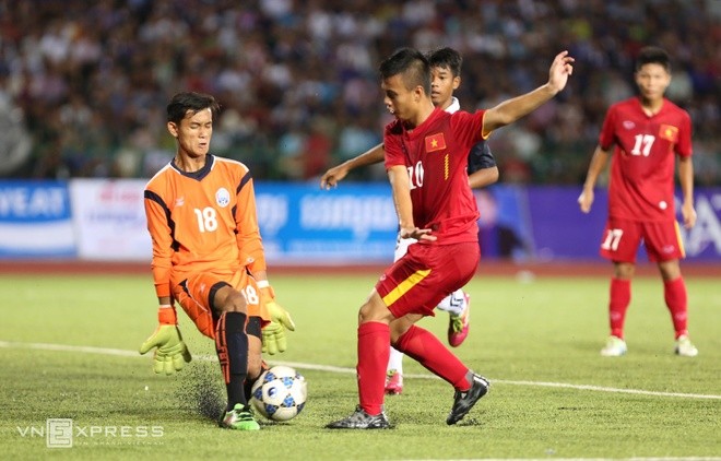 Niềm vui vỡ oà của U16 Việt Nam khi vào chung kết - ảnh 5
