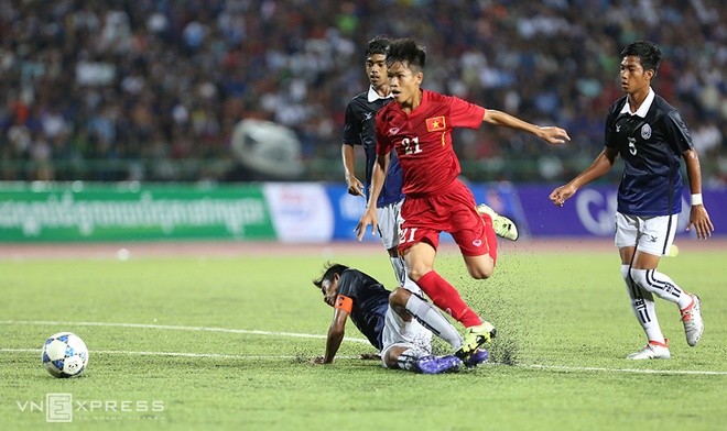 Niềm vui vỡ oà của U16 Việt Nam khi vào chung kết - ảnh 6