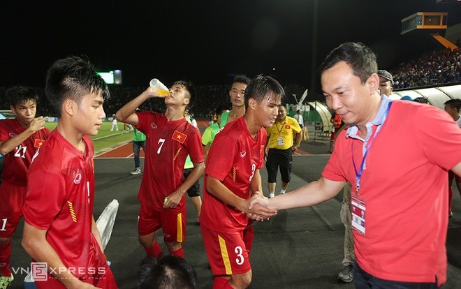 Niềm vui vỡ oà của U16 Việt Nam khi vào chung kết - ảnh 7