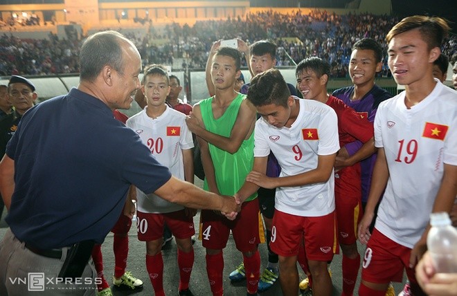 Niềm vui vỡ oà của U16 Việt Nam khi vào chung kết - ảnh 8