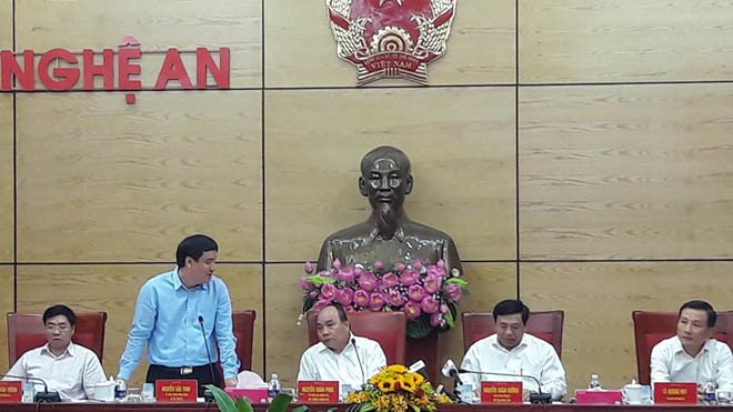 Thủ tướng làm việc với tỉnh Nghệ An: Triển khai nhiều dự án trọng điểm - ảnh 1