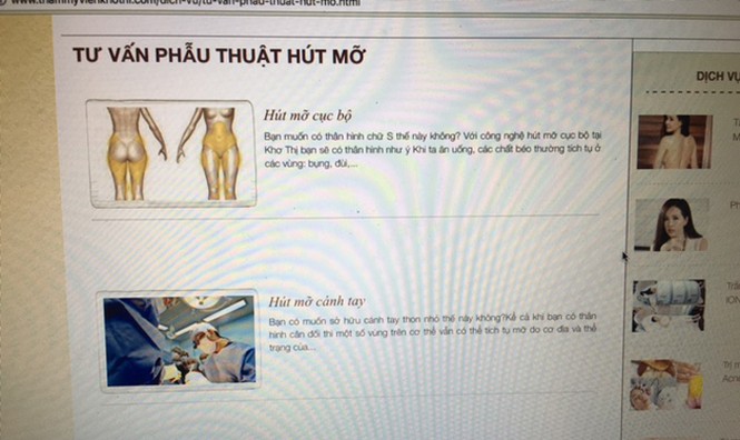 Hàng loạt sai phạm tại thẩm mỹ Khơ Thị - ảnh 1