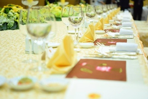 Cận cảnh tiệc chiêu đãi Tổng thống Pháp ở Hà Nội - ảnh 10