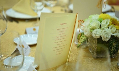 Cận cảnh tiệc chiêu đãi Tổng thống Pháp ở Hà Nội - ảnh 2
