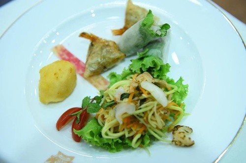 Cận cảnh tiệc chiêu đãi Tổng thống Pháp ở Hà Nội - ảnh 6