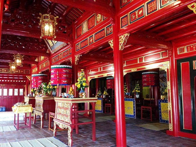 Hoàn thành tu bổ miếu thờ Triệu Tổ Tĩnh Hoàng đế Nguyễn Kim - ảnh 2