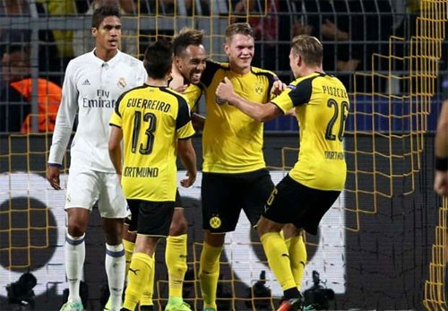 Ronaldo ghi bàn, Real chia điểm với Dortmund - ảnh 1