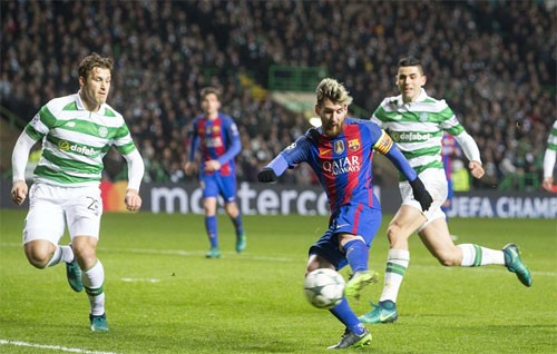 Messi lập cú đúp, Barca giành vé đi tiếp tại Champions League - ảnh 1