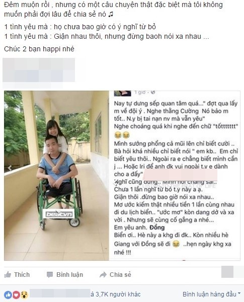Kết thúc đẹp cho chuyện tình của chàng trai cụt hai chân - ảnh 3