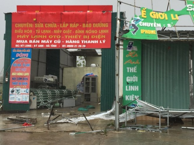 Hà Tĩnh tan hoang sau bão - ảnh 7