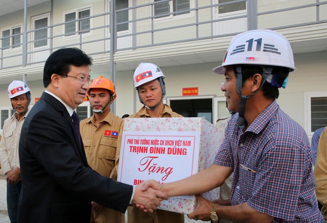 Động thổ dự án Nhà Quốc hội Lào do Việt Nam tài trợ - ảnh 8