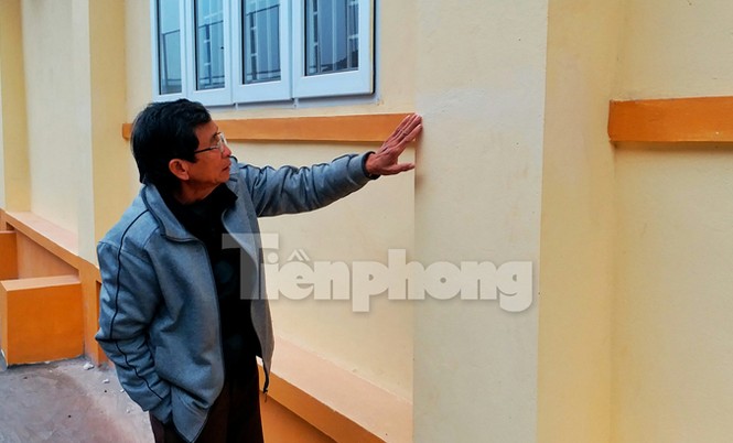 Trường 16 tỷ chưa hoàn thiện đã nứt toác - ảnh 5