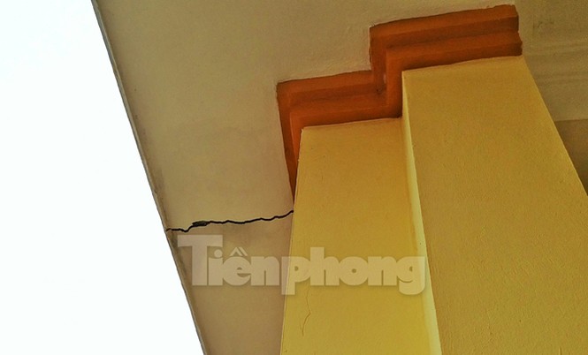 Trường 16 tỷ chưa hoàn thiện đã nứt toác - ảnh 6