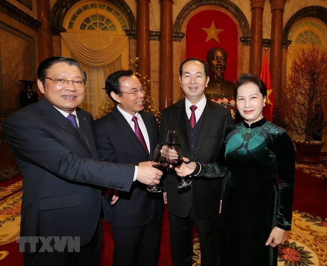 Hình ảnh Tổng Bí thư Nguyễn Phú Trọng chúc Tết đồng bào cả nước - ảnh 6
