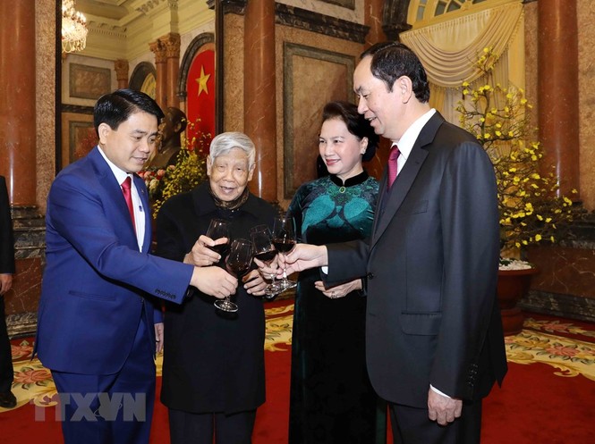 Hình ảnh Tổng Bí thư Nguyễn Phú Trọng chúc Tết đồng bào cả nước - ảnh 7