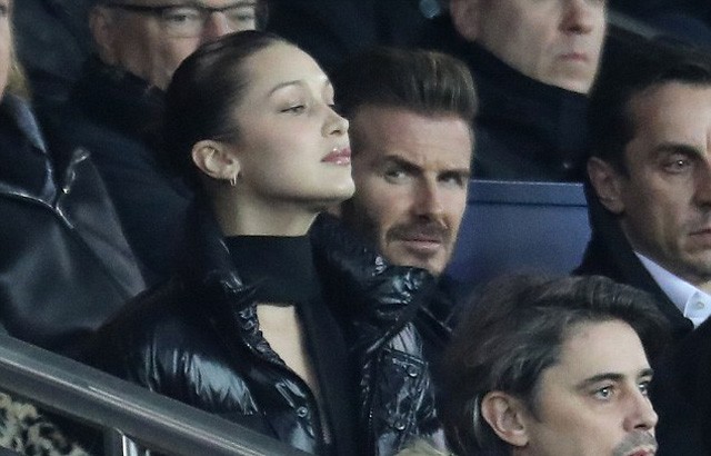 Xem 'đại chiến' PSG - Real, Beckham mải mê ngắm... siêu mẫu - ảnh 5