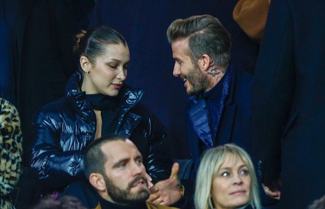 Xem 'đại chiến' PSG - Real, Beckham mải mê ngắm... siêu mẫu - ảnh 2