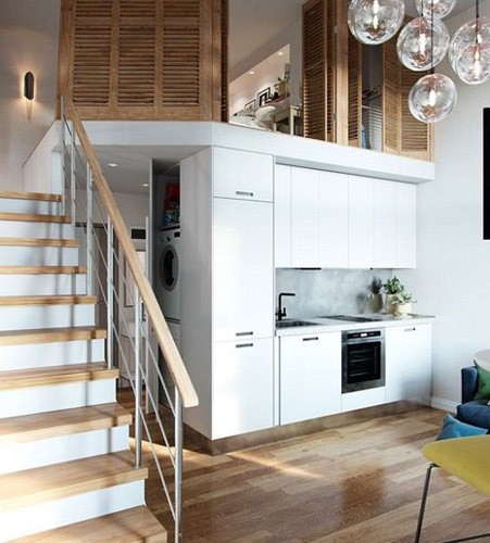 Nhà cấp 4 có gác lửng tuyệt đẹp cho người thu nhập thấp - ảnh 2