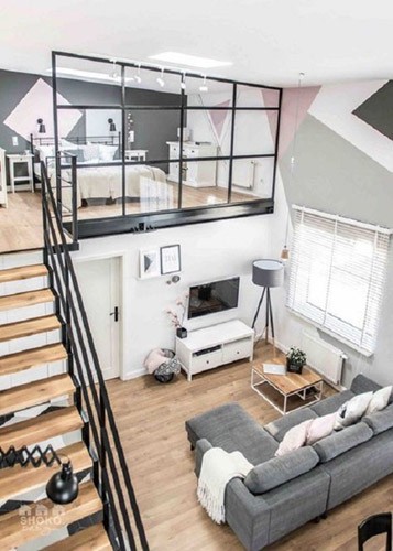Nhà cấp 4 có gác lửng tuyệt đẹp cho người thu nhập thấp - ảnh 4