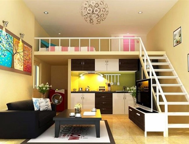 Nhà cấp 4 có gác lửng tuyệt đẹp cho người thu nhập thấp - ảnh 5