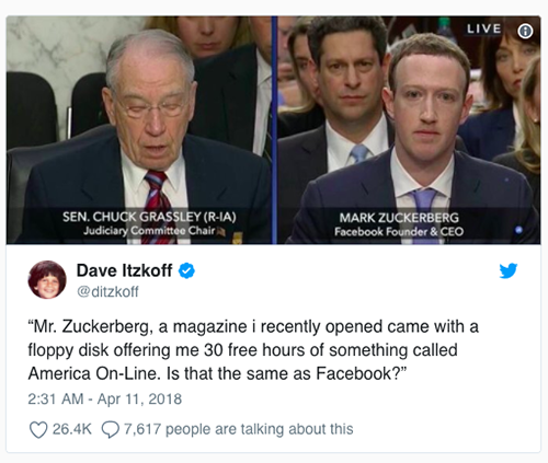 Thượng nghị sĩ Mỹ đưa ra câu hỏi ngây ngô cho CEO Facebook - ảnh 1