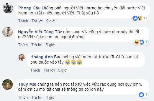 Cô gái Tây dọn rác ở Phủ Tây Hồ: Nhà mình sao để khách làm hộ? - ảnh 2
