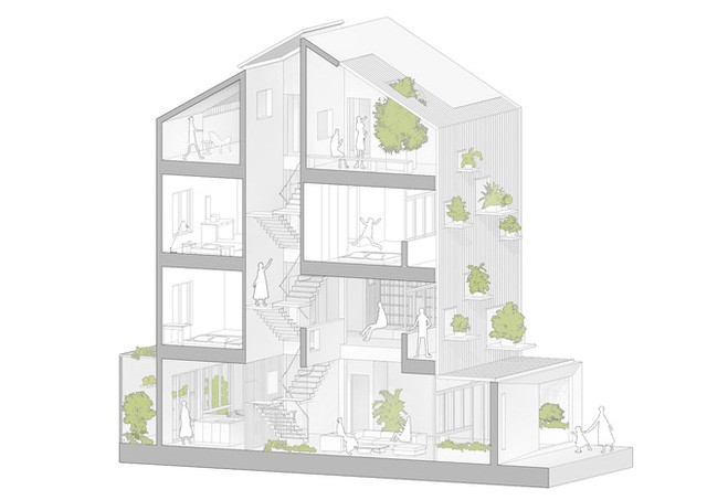 Thiết kế tinh tế của ngôi nhà ở Hà Nội khiến báo Mỹ khen hết lời - ảnh 2